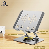 Support portable pour tablette en acier au carbone, hauteur réglable, dissipation thermique, support universel pour bureau, compatible iPad