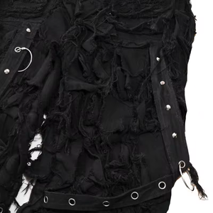 سراويل جينز مخصصة عالية الجودة للرجال شعار مخصص بالأسى مغسول مكدسة جينز كبير الحجم للرجال - Product Image 2