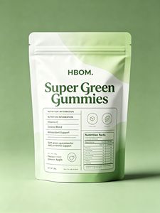 Gomitas Veganas de Pectina con Extracto Natural de Trigo Verde, Cebada y Espirulina, Marca Privada OEM/ODM, MOQ Bajo de 50 Piezas - Product Image 2