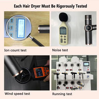 Sèche-cheveux professionnel ionique à grande vitesse avec concentrateur et diffuseur, moteur BLDC, marque privée personnalisée, best-seller