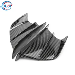 Wholesale Universal Modified Parts 4 Colors ABS Carbon Color Motorcycle Winglet Aerodynamic Wing Kit Spoiler