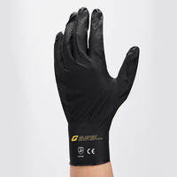 Gants de sécurité jetables en nitrile personnalisables PVC épais noir Barber Tattoo Shop Gants avec ongles sans latex
