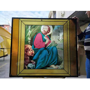 Dégradé décoratif Intérieur Plafond Dômes Vitrail antique Puits de lumière <span class=keywords><strong>Cathédrale</strong></span> Sécurité <span class=keywords><strong>Verre</strong></span> imprimé numérique - Product Image 4