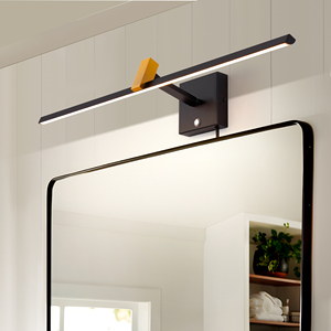 โคมไฟติดผนัง LED ข้างเตียงห้องนอนอบอุ่นและสะดวกสบายไฟรูปภาพในร่มสไตล์โมเดิร์นสำหรับผนังศิลปะห้องน้ำโต๊ะเครื่องแป้งกระจกไฟ - Product Image 3