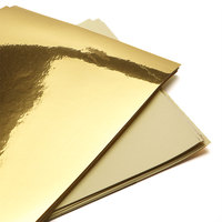 HH 042 Papier d'artisanat personnalisé imperméable à l'eau brillante au lustre doré