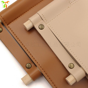 Outdoor camping leather and wooden stick tissue holder, restaurant, hotel, and home hanging tissue bag, portable no-drill - Product Image 4