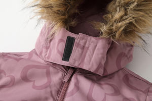 Combinaison de ski pour bébé - Combinaison imperméable active <span class=keywords><strong>avec</strong></span> doublure polaire pour les sports de <span class=keywords><strong>montagne</strong></span> et les jeux d'hiver, manches longues et capuche, tenues de ski pour enfants - Product Image 5