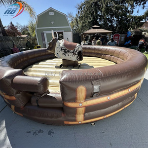 Toro Mecánico Inflable Eléctrico para Parque <span class=keywords><strong>de</strong></span> Atracciones, Fabricante Chino, Juego Inflable Rojo Tipo Rodeo <span class=keywords><strong>en</strong></span> <span class=keywords><strong>Venta</strong></span> - Product Image 3