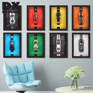 DX DESIGNS 3D Framed Wall Art <strong>Shadow</strong> <strong>Box</strong> <strong>Frame</strong>, 9x12" Handmade Modern Sports Car Themed Decorative Display Case for Boys Room - Product Image 6