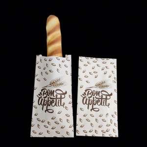 Sac en papier kraft anti-graisse pour pain, en-cas, boulangerie, emballage alimentaire, sac en papier de qualité alimentaire - Product Image 5