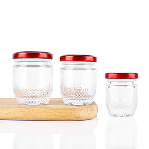45ml 75ml 100ml Glass Jar <strong>Gold</strong>/Red Tinplate/Stainless Iron Lid for Storage for <strong>Bird</strong> <strong>Nest</strong> Honey Jelly Snacks Candies Cookies - Product Image 1