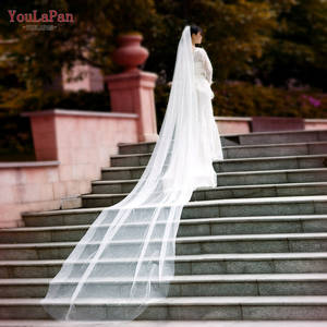 Yapan v05 आर कैथेड्रल शादी का घूंघट 5 मीटर मोती अनुकूलन बहु-आकार के तुले ब्राइडल घूंघट - Product Image 3