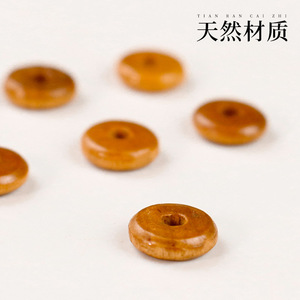 ลูกปัดไม้ทรงกลม 3x10 มม. เคลือบเงา สำหรับทำสร้อยข้อมือ - Product Image 4