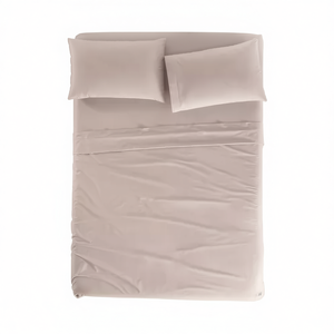 Sábana Plana Cabos Almond, 300 Hilos, Poliéster, Estilo Clásico, para Todas las Temporadas, Uso Doméstico, Ropa de Cama para Adultos - Product Image 1