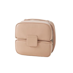 Sac de maquillage pliable imperméable portable pour femmes, grande capacité, organiseur de pinceaux de maquillage, trousse de toilette - Product Image 1
