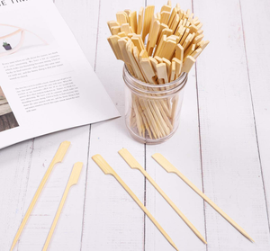 Brochetas <span class=keywords><strong>de</strong></span> Bambú <span class=keywords><strong>de</strong></span> 10 Pulgadas para Fondue, Barbacoa, Shish Kabob, Fuente <span class=keywords><strong>de</strong></span> <span class=keywords><strong>Chocolate</strong></span>, Palitos <span class=keywords><strong>de</strong></span> Madera - Product Image 2