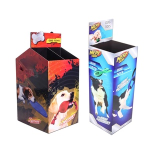 Tùy chỉnh vật nuôi các tông sàn móc hiển thị kệ cửa hàng bán lẻ giấy hiển thị Kệ vật nuôi Bát các tông sóng hiển thị đứng - Product Image 3