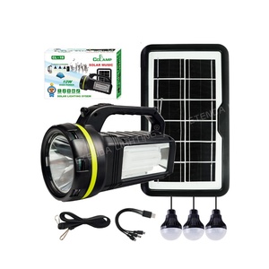 Có thể sạc lại ánh sáng năng lượng mặt trời hệ thống bảng điều khiển 9000mAh chất lượng cao mini năng lượng mặt trời ánh sáng Kit với MP3/USB Flash Player/TF/Blue tooth - Product Image 1