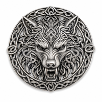Badges vierges en métal 55 mm pour impression UV, en laiton découpé sur mesure pour personnalisation DIY et projets de vente au détail