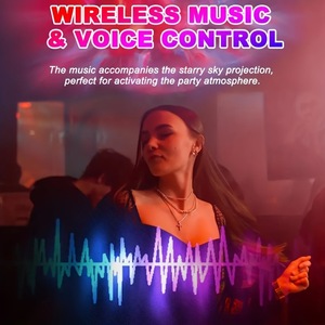 Đèn Ngủ Ngôi Sao Vũ Trụ Hiện Đại Galaxy Star Kids DIY Cho Trẻ Em, Đèn LED Hình Tinh Vân, Đèn Ngôi Sao, Đèn Giáng Sinh, Máy Chiếu Phi Thuyền Không Gian, Chế Độ Chuyển Đổi USB WIFI - Product Image 4