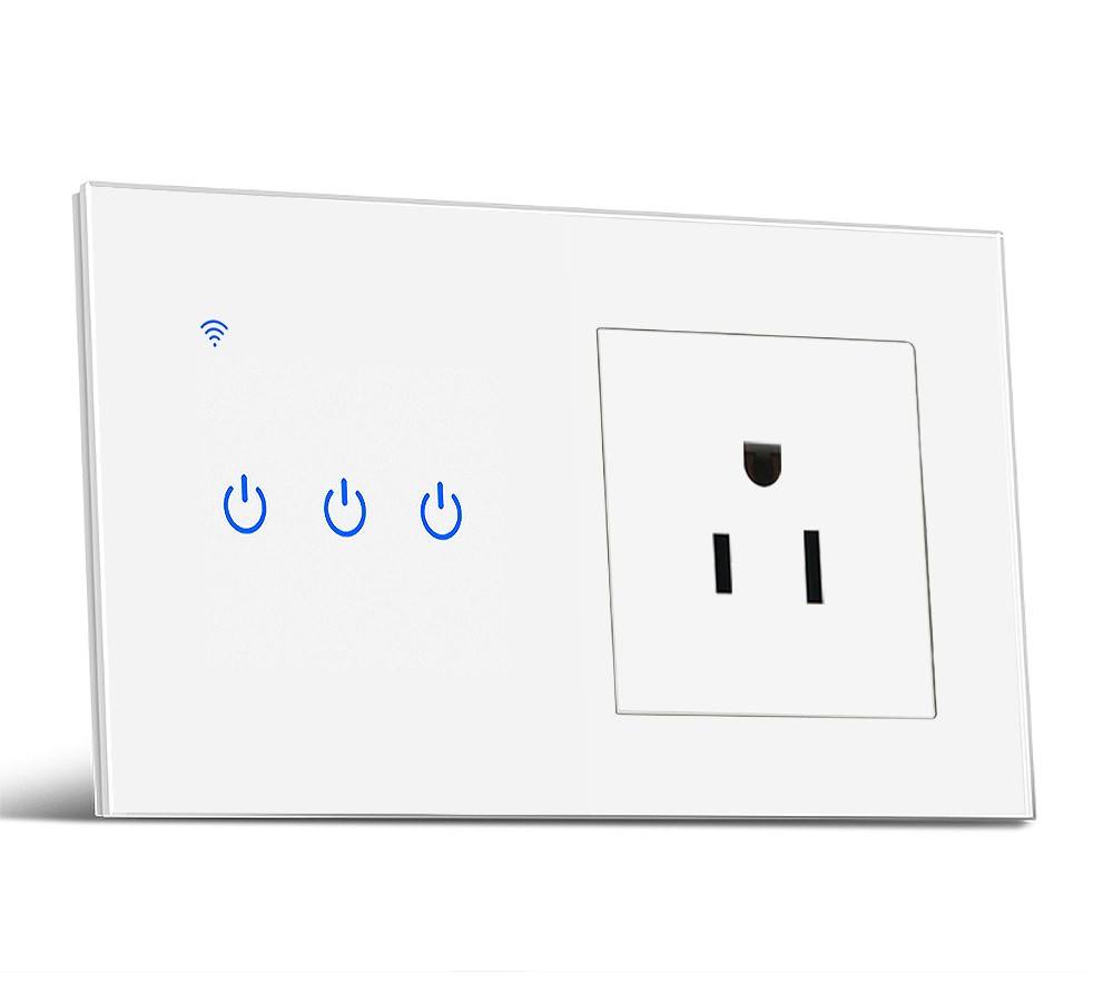 Blanco, control único de tres vías.