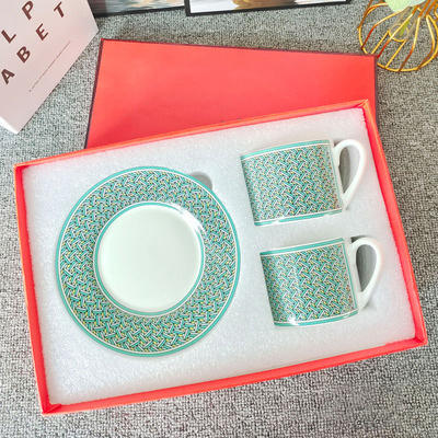 doble cup and saucer