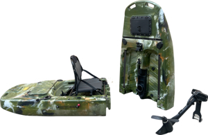 <span class=keywords><strong>Kayak</strong></span> modulaire <span class=keywords><strong>de</strong></span> pêche à propulsion à pédales portable <span class=keywords><strong>de</strong></span> haute qualité, 9 pieds, une personne, détachable, en deux sections - Product Image 4