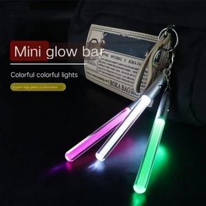 Đầy Màu sắc GLOW STICK lightsaber nhấp nháy <span class=keywords><strong>LED</strong></span> Light Up <span class=keywords><strong>Keychain</strong></span> Quà tặng khuyến mãi đầy màu sắc biểu tượng tùy chỉnh <span class=keywords><strong>led</strong></span> lightsaber Keyring - Product Image 3