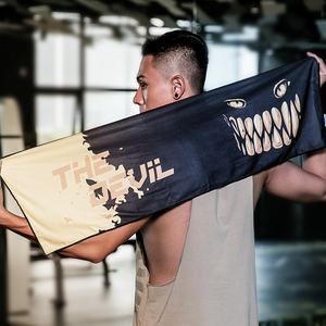 Toalla de enfriamiento deportiva de secado rápido para gimnasio, absorbente de sudor para correr, baloncesto, muñeca portátil, toalla para el sudor, diseño impreso - Product Image 1