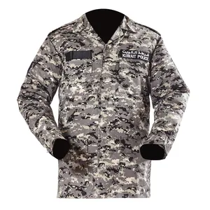 Fornecedor governamental Kuwait Woodland Digital Camuflagem M65 jaqueta tática masculina de inverno uniforme Bdu