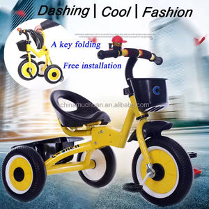 El triciclo de Pedal para niños antivuelco de juguete para montar con cesta ayuda a mejorar el equilibrio después del coche de bebé - Product Image 6