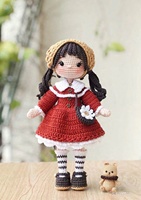 Jouet en peluche Amigurumi fait à la main pour filles garçons quantité minimale de commande bas poupée en tricot Crochet personnalisée tissu en peluche super doux pour bébé enfant en bas âge