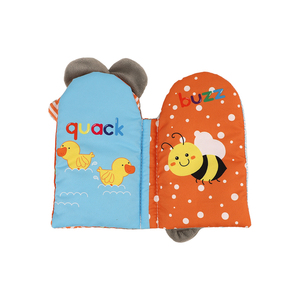 Libro de Tela Educativo con Forma de Ratón con Cola para el Aprendizaje y Juego del Bebé - Product Image 3