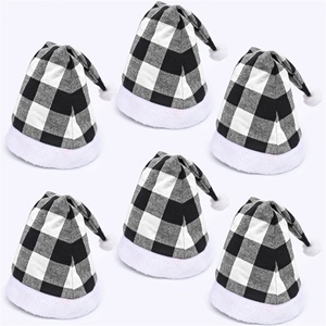 Gorro Navideño de Diseño a Cuadros, Cálido y Personalizado al por Mayor para Adultos - Product Image 3