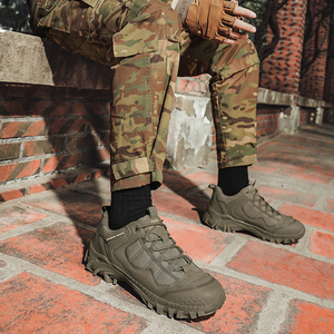 SF10 703 UCIAD MAX Green Suede Tactical <b>Hiking</b> <b>Boots</b> Non Slip Rubber Outsole All Seasons Lightweight Outdoor Men - Product Image 4