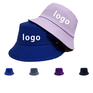 Sombrero de Pescador de Doble Cara de Algodón para Hombre y Mujer, Protección Solar para Exteriores, Logotipo Personalizado Impreso, OEM, Dibujos Animados, Camuflaje, Leopardo, Cuadros - Product Image 3
