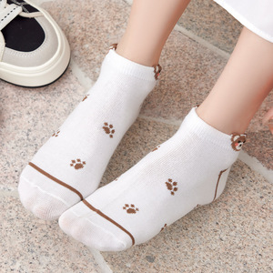 Bear Ankle <b>Socks</b> Women's 10 Pairs Cotton Blend Breathable <b>Cute</b> Cartoon Design Spring Summer Low Cut <b>Socks</b> - Product Image 4