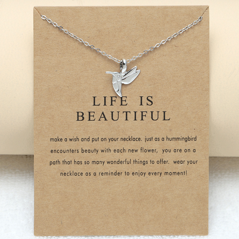 Silver with card
