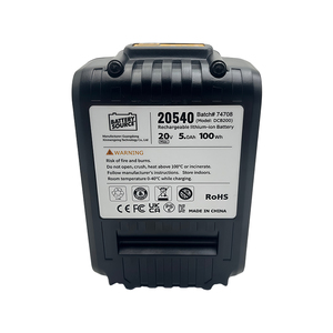 Baterai Lithium DCB200 20V 18V 4.0AH 5AH 6.0AH Laris untuk Bor Tangan & Bor Listrik untuk Mainan Termasuk Gerinda Sudut - Product Image 2