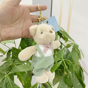 Bán buôn gấu bông sang trọng <span class=keywords><strong>Keychain</strong></span> đồ chơi dễ thương Mini teddy bear Valentines ngày Thú nhồi bông búp bê đám cưới gấu Móc chìa khóa - Product Image 4