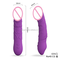 Vibromasseur pour femmes, 9 modes de rotation, silicone souple, étanche IPX7, jouet sexuel pour adultes, pour couples, vente en gros OEM