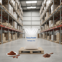 Poudre de cacao noir de qualité supérieure, procédé hollandais, pour la pâtisserie professionnelle, les boissons, le chocolat et la confiserie