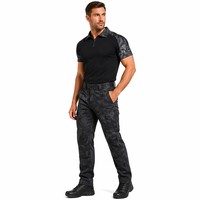 Ensemble chemise de combat à manches courtes et pantalon cargo pour homme, personnalisable avec logo, tenue tactique Frog Suit, uniforme de camouflage décontracté pour l'entraînement