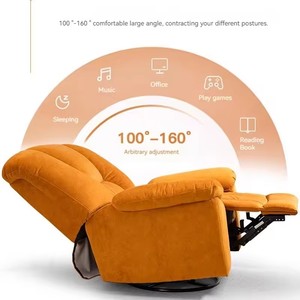 Sofá perezoso eléctrico de lujo ligero multifuncional, cabina individual para oficina y sala de estar, juego de balancí<span class=keywords><strong>n</strong></span> giratorio puede mentir - Product Image 4