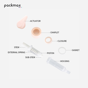 Cabezal de bomba de plástico personalizado para loción, bomba de loción cosmética de 28 dientes, cabezal de bomba de 33 dientes para champú y gel de ducha - Product Image 5