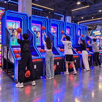 Nouvelle machine de basket-ball LST de 65 pouces, machine de basket-ball d'arcade commerciale, machine de basket-ball électronique avec système de notation
