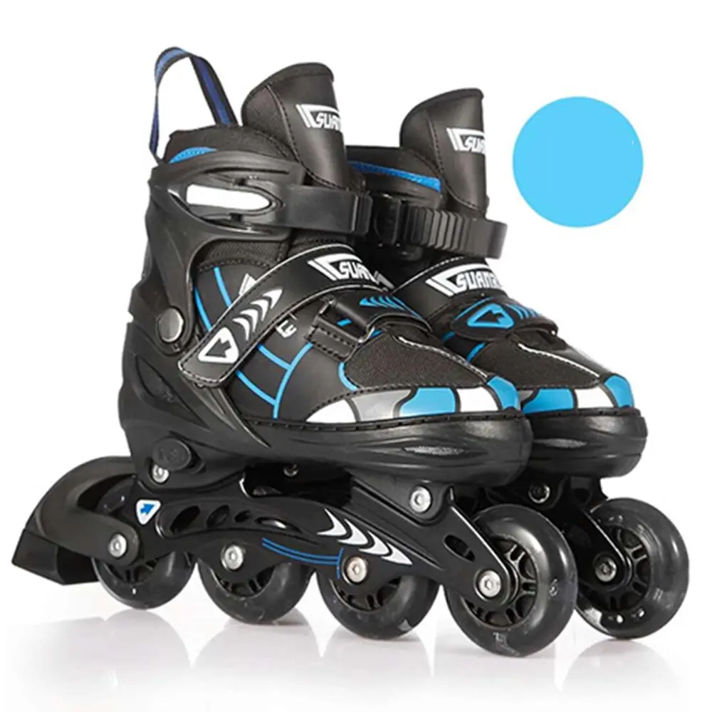 Oferta de fábrica patins inline 4 rodas patins, sapatos esportivos para iniciantes, avaliar skates para crianças, adolescentes