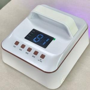 Lampe à ongles UV LED rechargeable IBelieve Pro Smart Leather la plus récente avec ventilateur à faible chaleur pour deux mains - Product Image 5