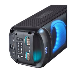 Altavoces DJ Portátiles de 8 Pulgadas con Subwoofer, Micrófono Inalámbrico, Carro, Luces LED RGB 5.3, Soporte para 2 Micrófonos, WIFI/AUX/RJ45 - Product Image 2