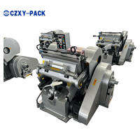 Nouvelle machine manuelle de pliage et de découpe de papier cartonné 5KW 18-25 PCS/Min pour boîtes en carton